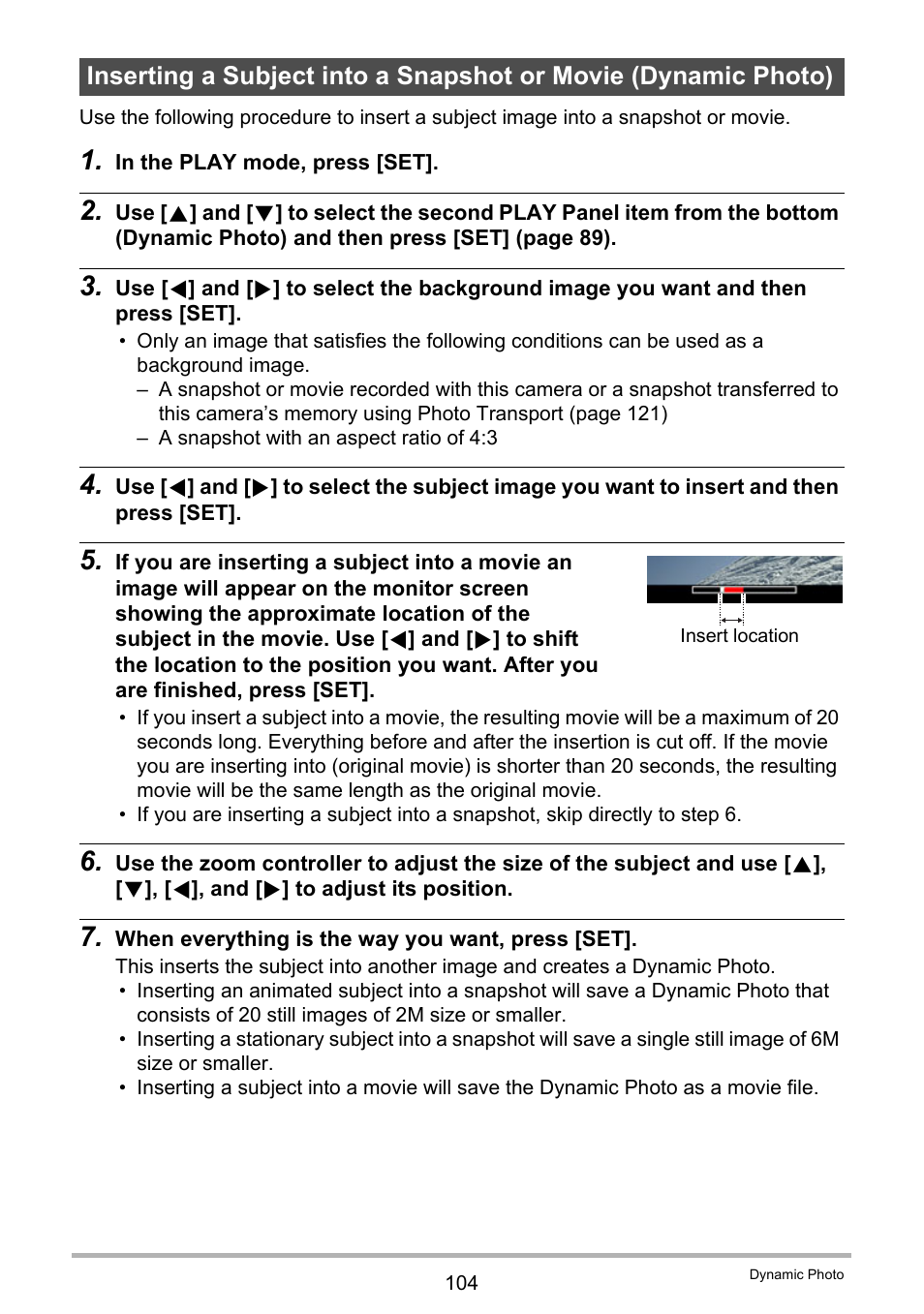 Casio EX-H5 User Manual | Page 104 / 186