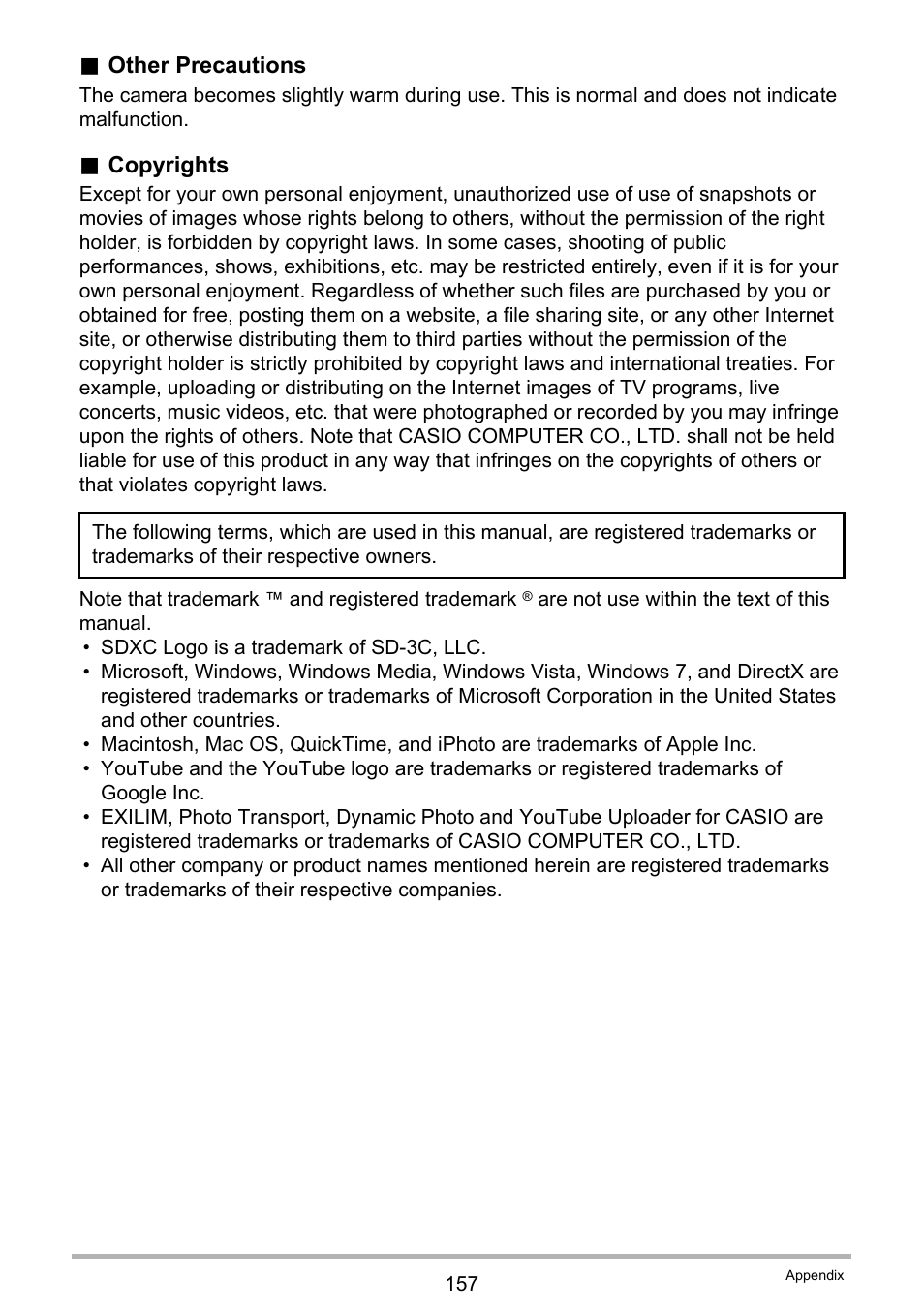 Casio EX-H35 User Manual | Page 157 / 180