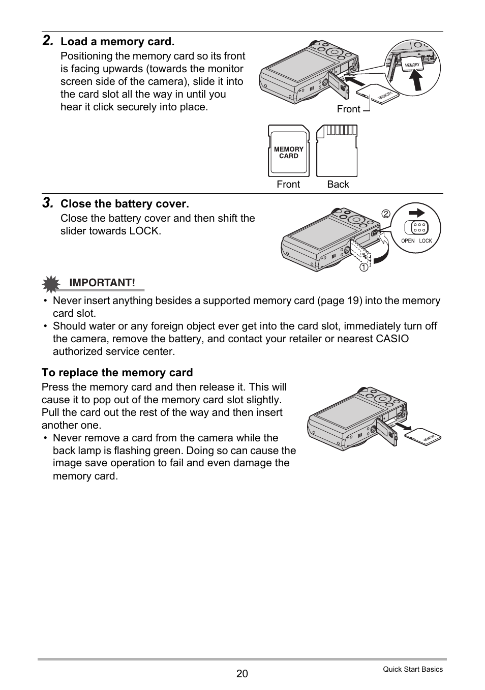 Casio EX-H35 User Manual | Page 20 / 180