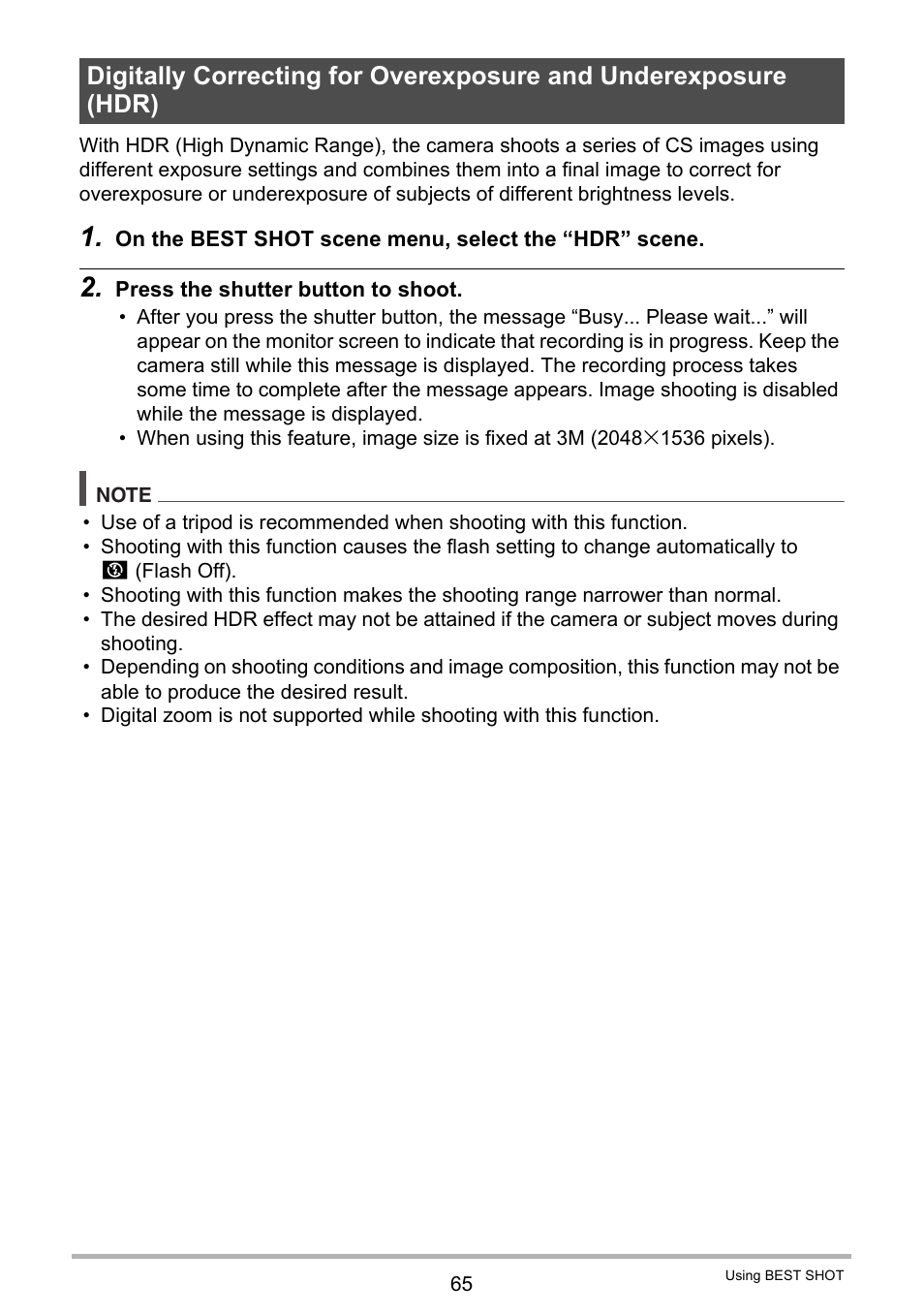 Casio EX-H35 User Manual | Page 65 / 180