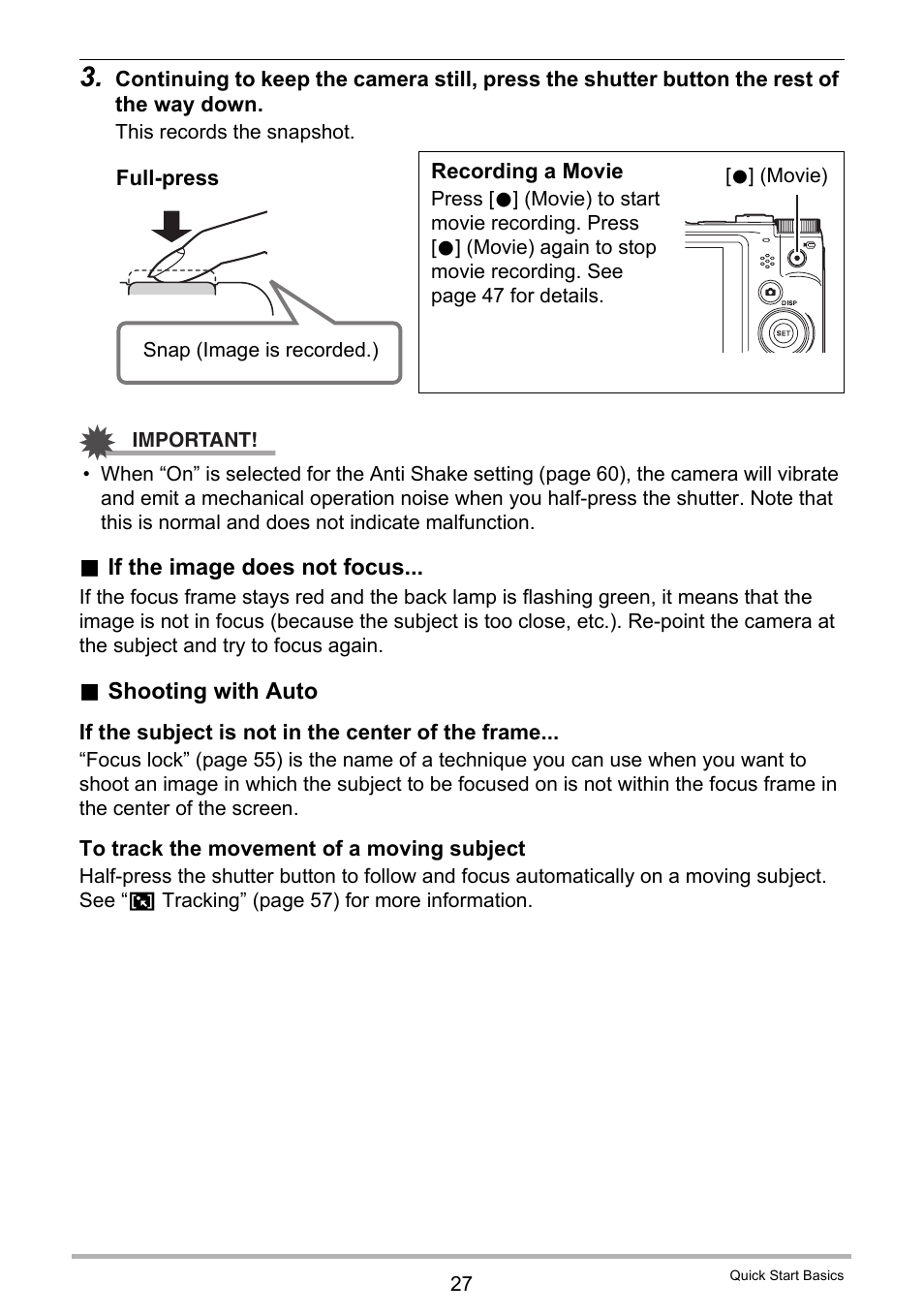 Casio EX-H60 User Manual | Page 27 / 136
