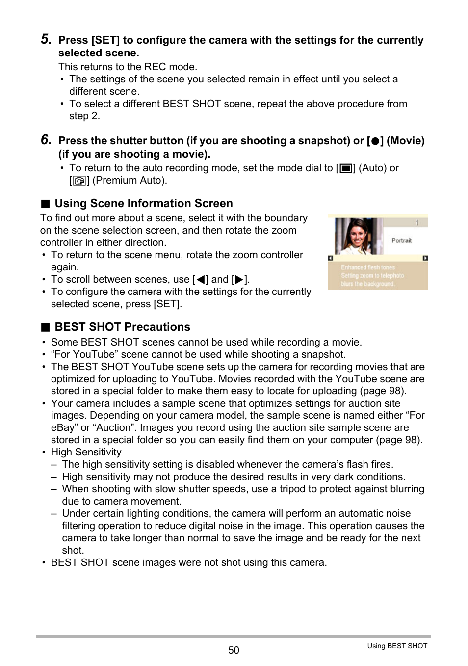 Casio EX-H60 User Manual | Page 50 / 136