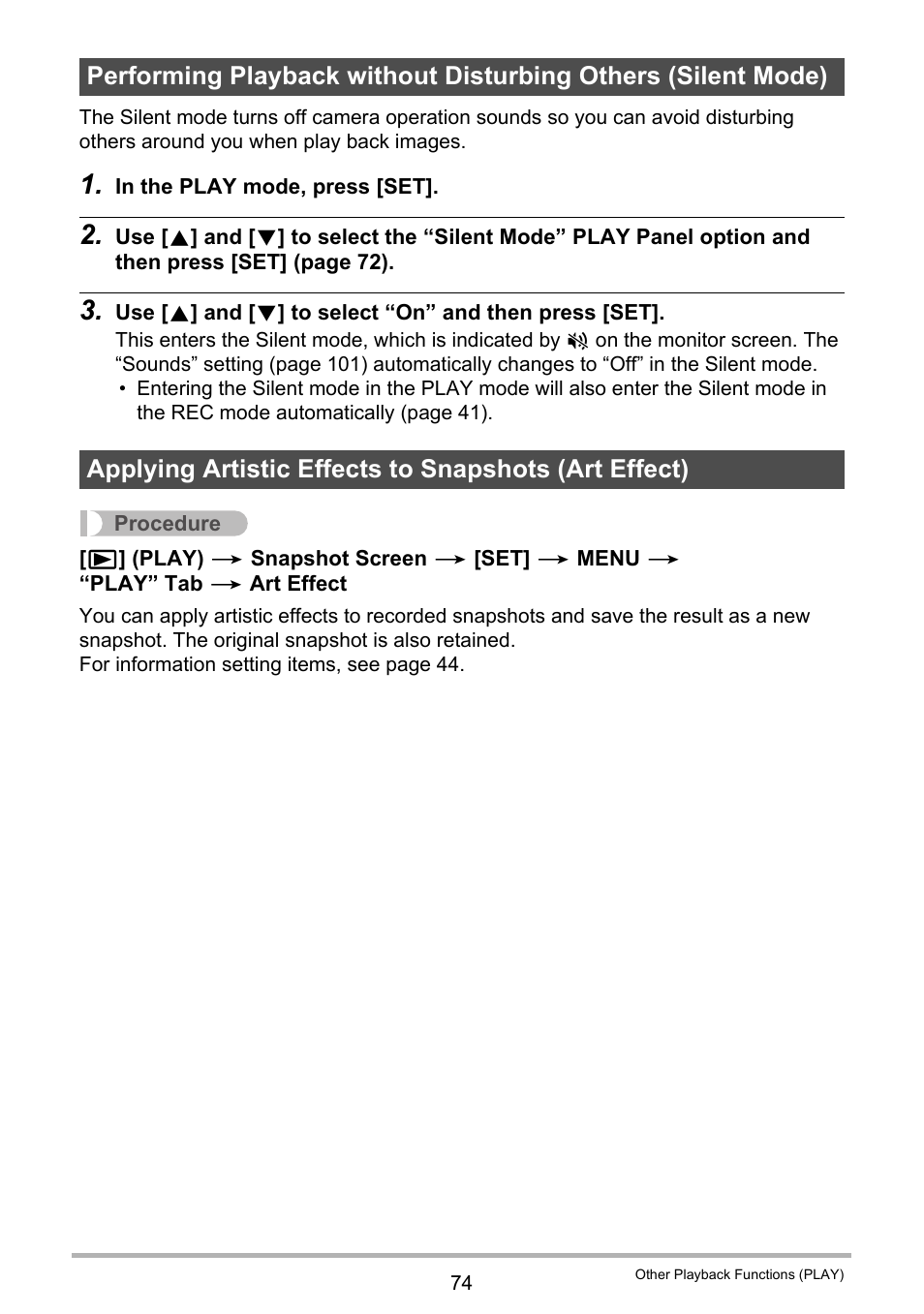 Casio EX-H60 User Manual | Page 74 / 136