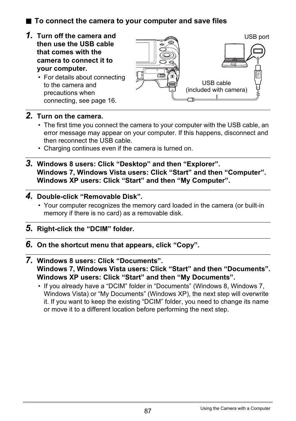 Casio EX-H60 User Manual | Page 87 / 136