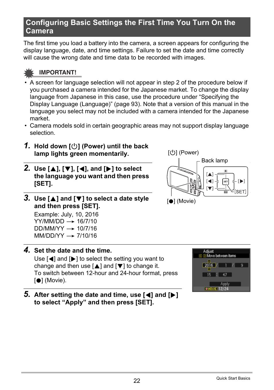 Casio EX-MR1 User Manual | Page 22 / 126