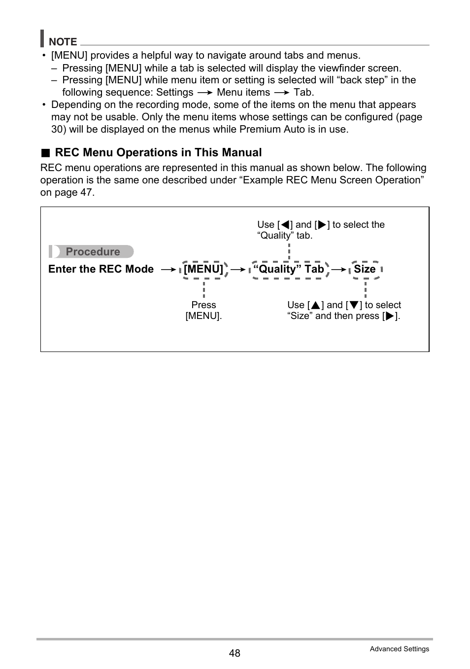 Casio EX-MR1 User Manual | Page 48 / 126
