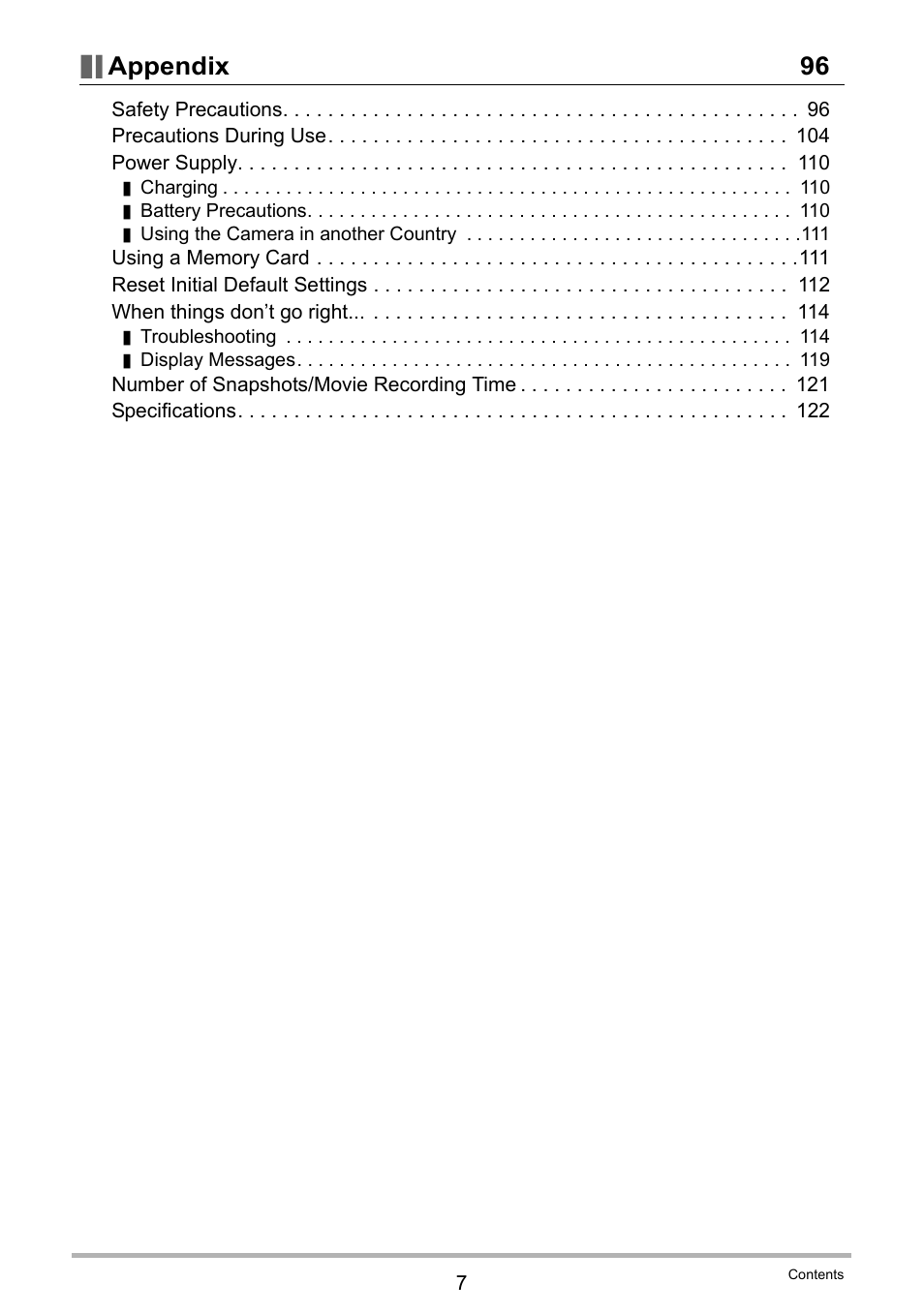 Appendix 96 | Casio EX-MR1 User Manual | Page 7 / 126