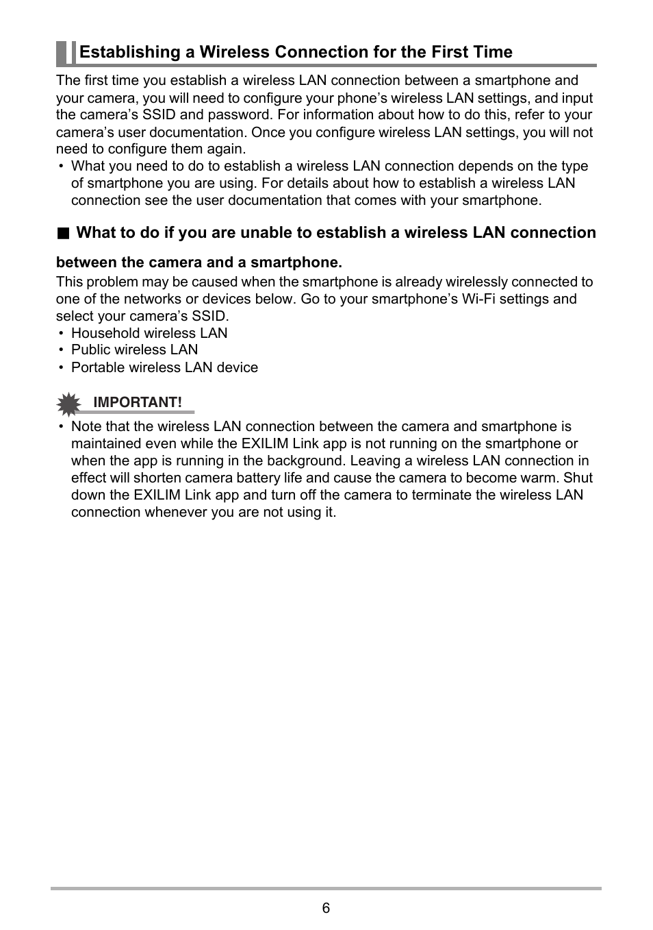 Casio EXILIM Link User Manual | Page 6 / 13