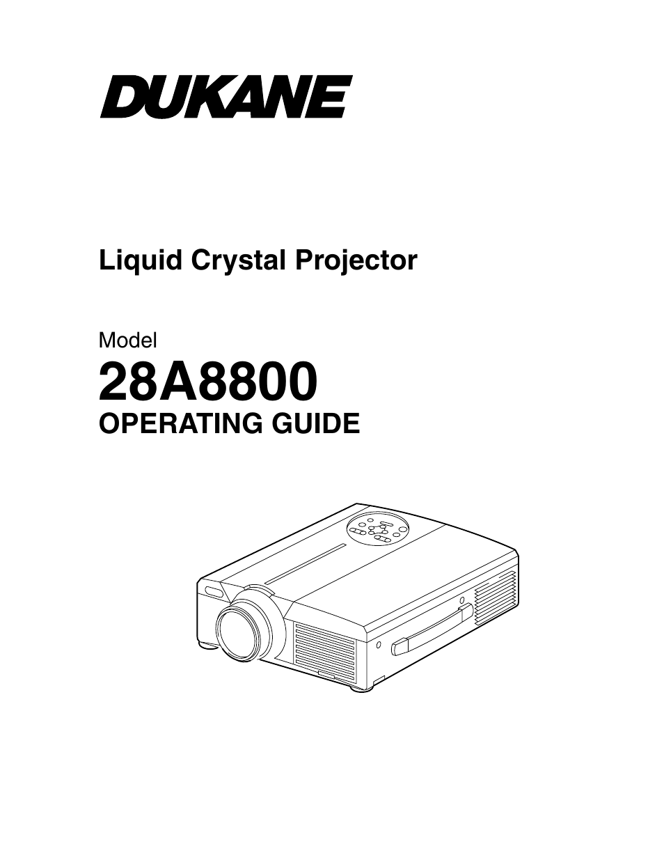 Dukane 28A8800 User Manual | 38 pages