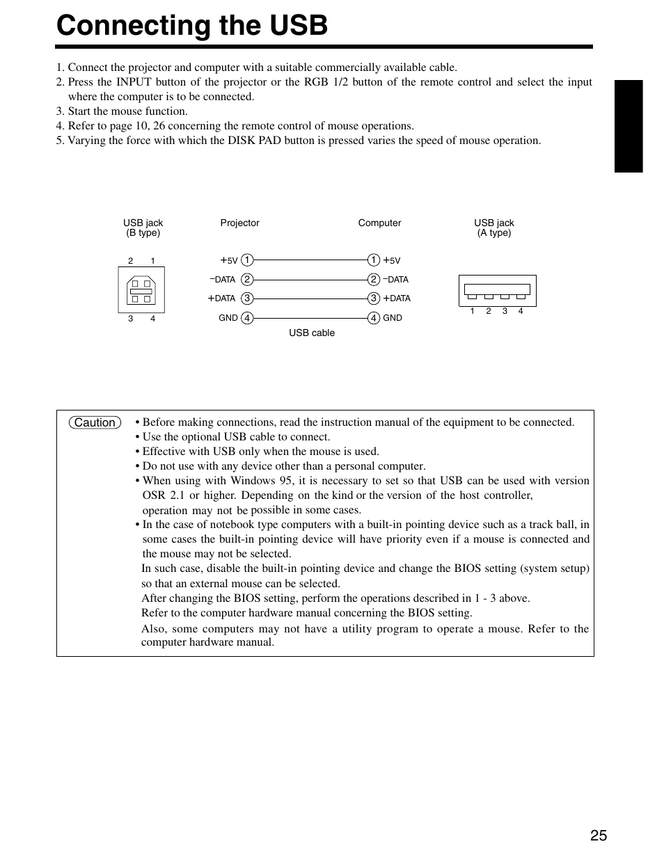 Connecting the usb | Dukane 28A8800 User Manual | Page 27 / 38