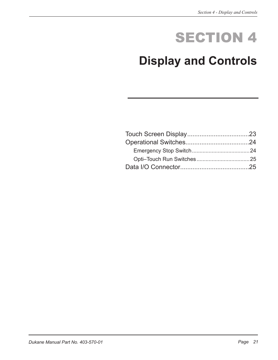 Display and controls | Dukane Dual Servo Spin Welder 403570-01 User Manual | Page 27 / 118