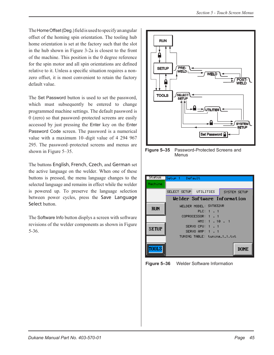 Dukane Dual Servo Spin Welder 403570-01 User Manual | Page 51 / 118