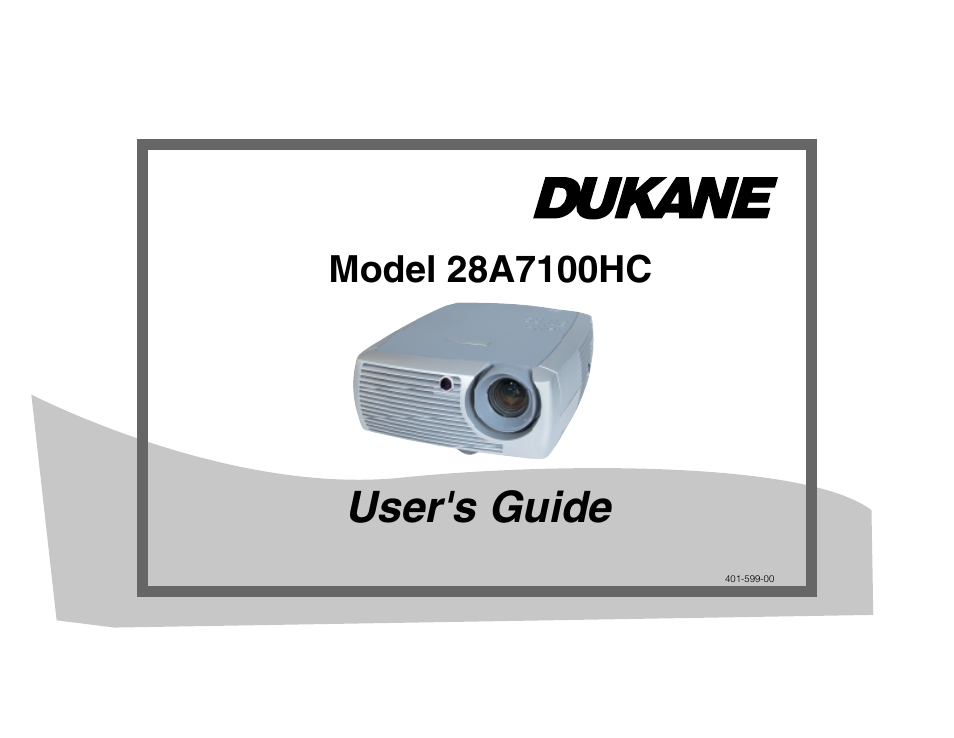 Dukane 28A7100HC User Manual | 47 pages