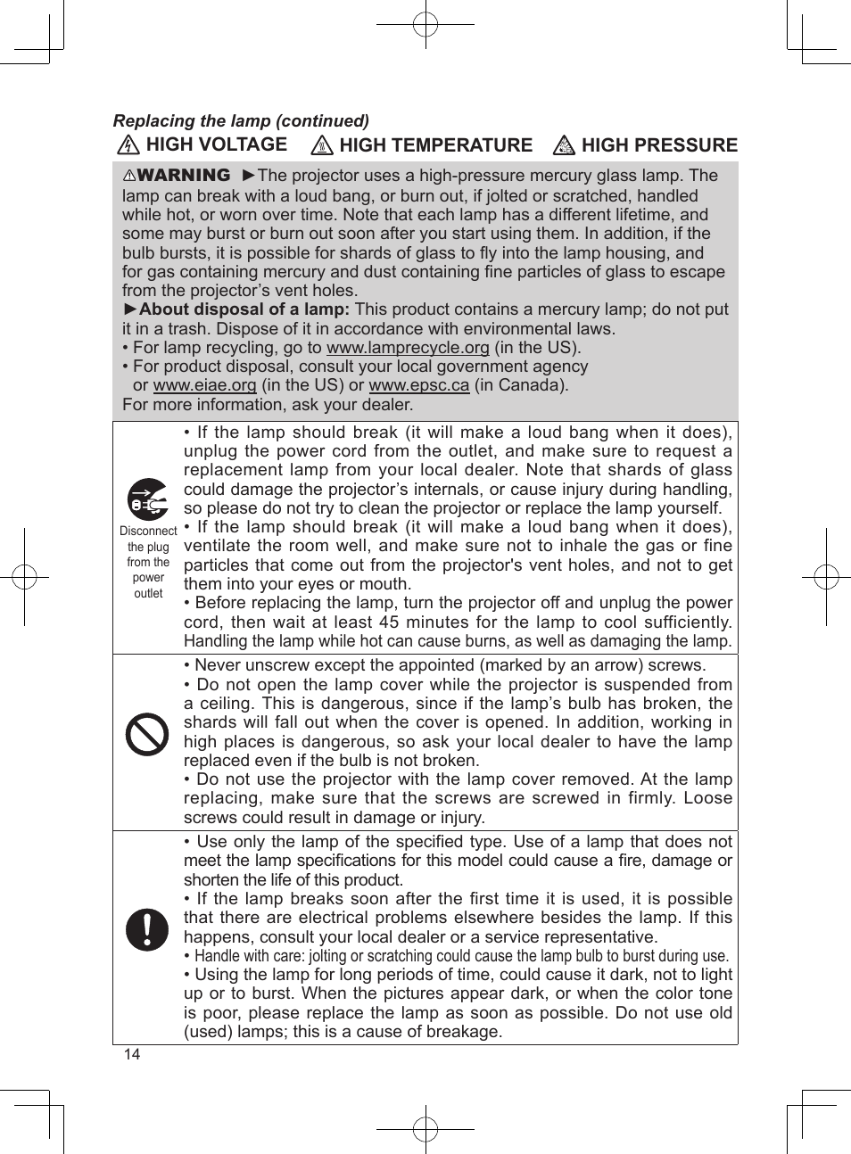 Dukane Projector 8793H User Manual | Page 14 / 22