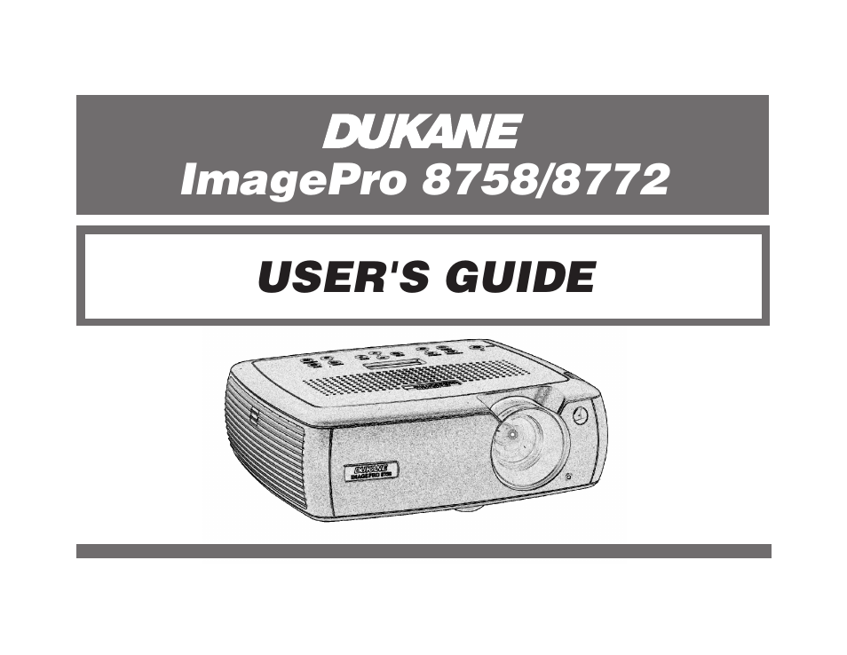 Dukane 8772 User Manual | 48 pages