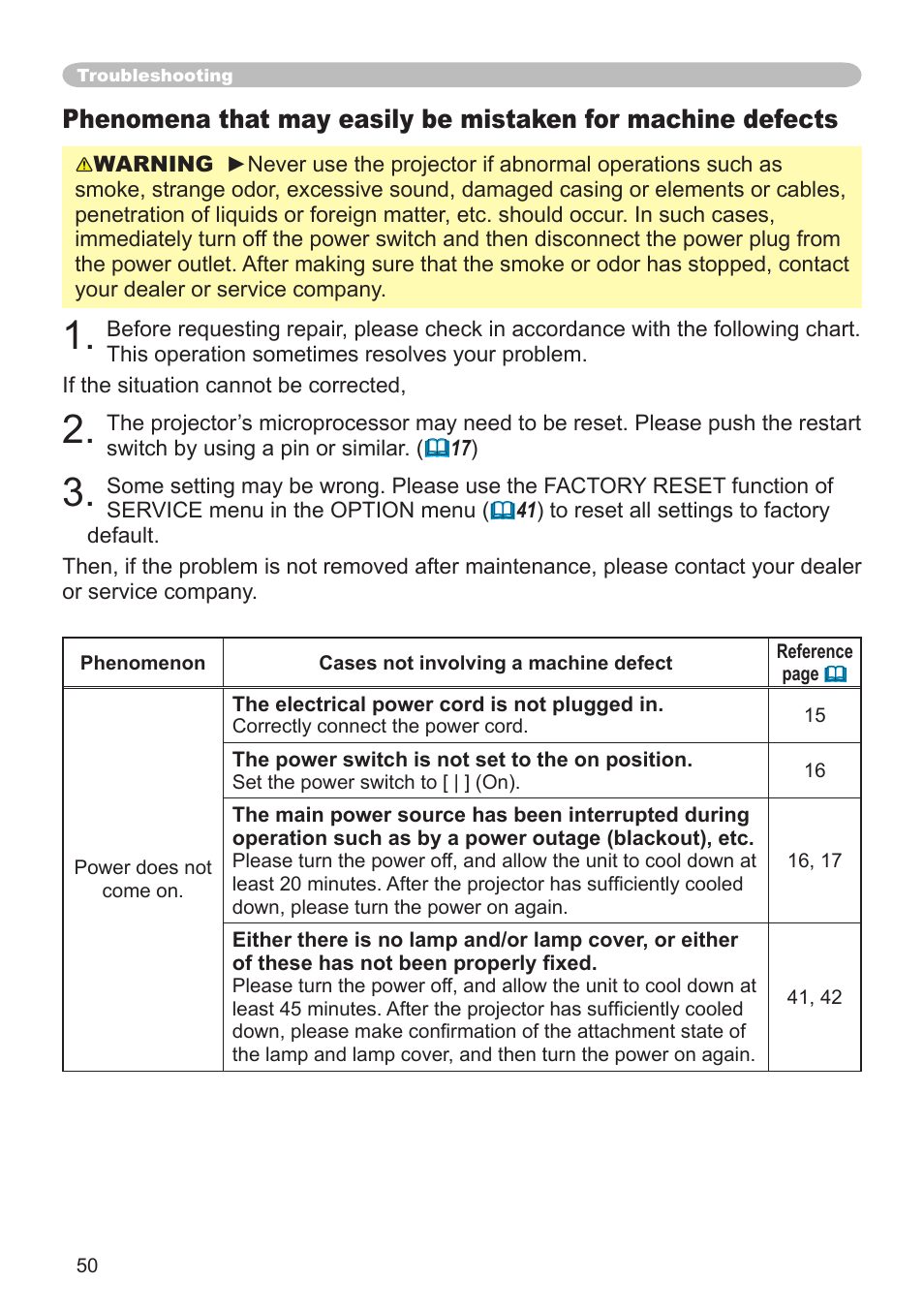 Phenomena that may easily be, Mistaken for machine defects | Dukane 8064 User Manual | Page 52 / 70
