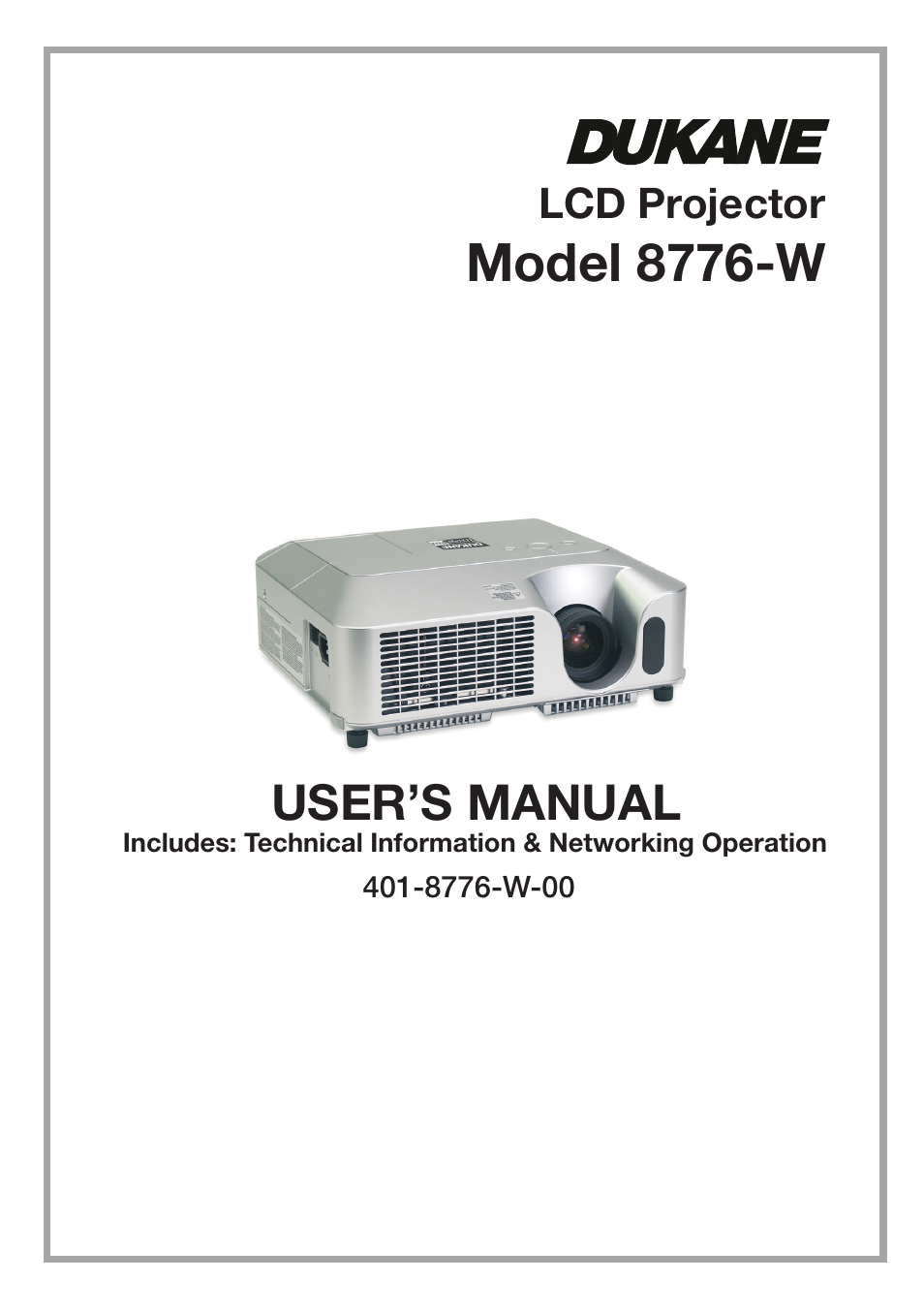 Dukane 8776-W User Manual | 174 pages