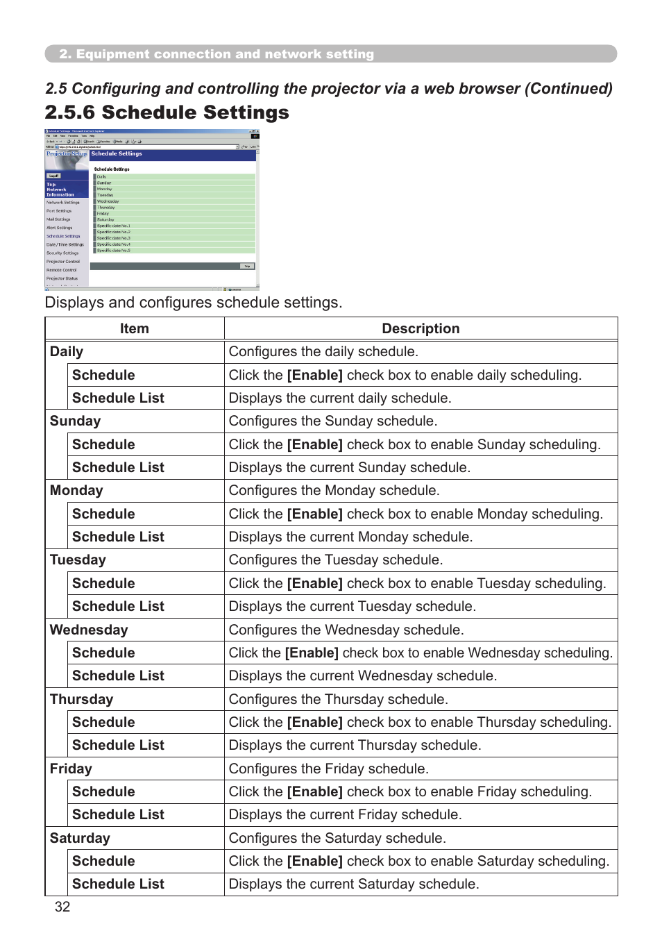 6 schedule settings | Dukane 8776-W User Manual | Page 122 / 174