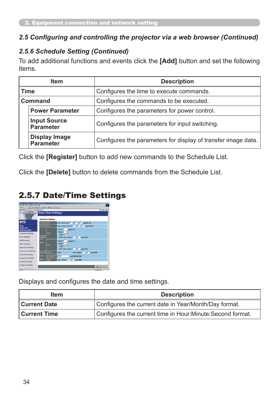 7 date/time settings | Dukane 8776-W User Manual | Page 124 / 174
