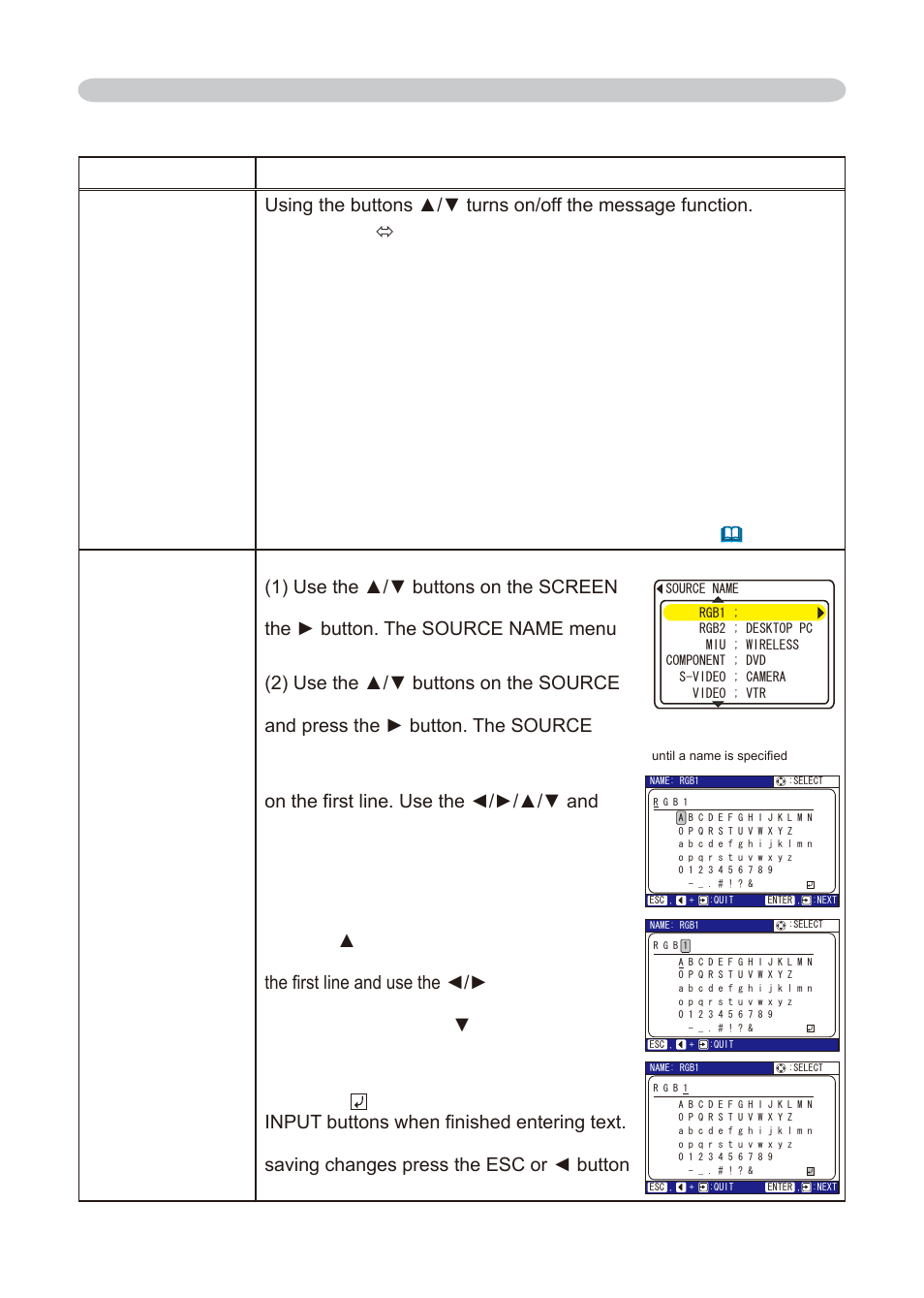 Screen menu (continued) | Dukane 8776-W User Manual | Page 43 / 174