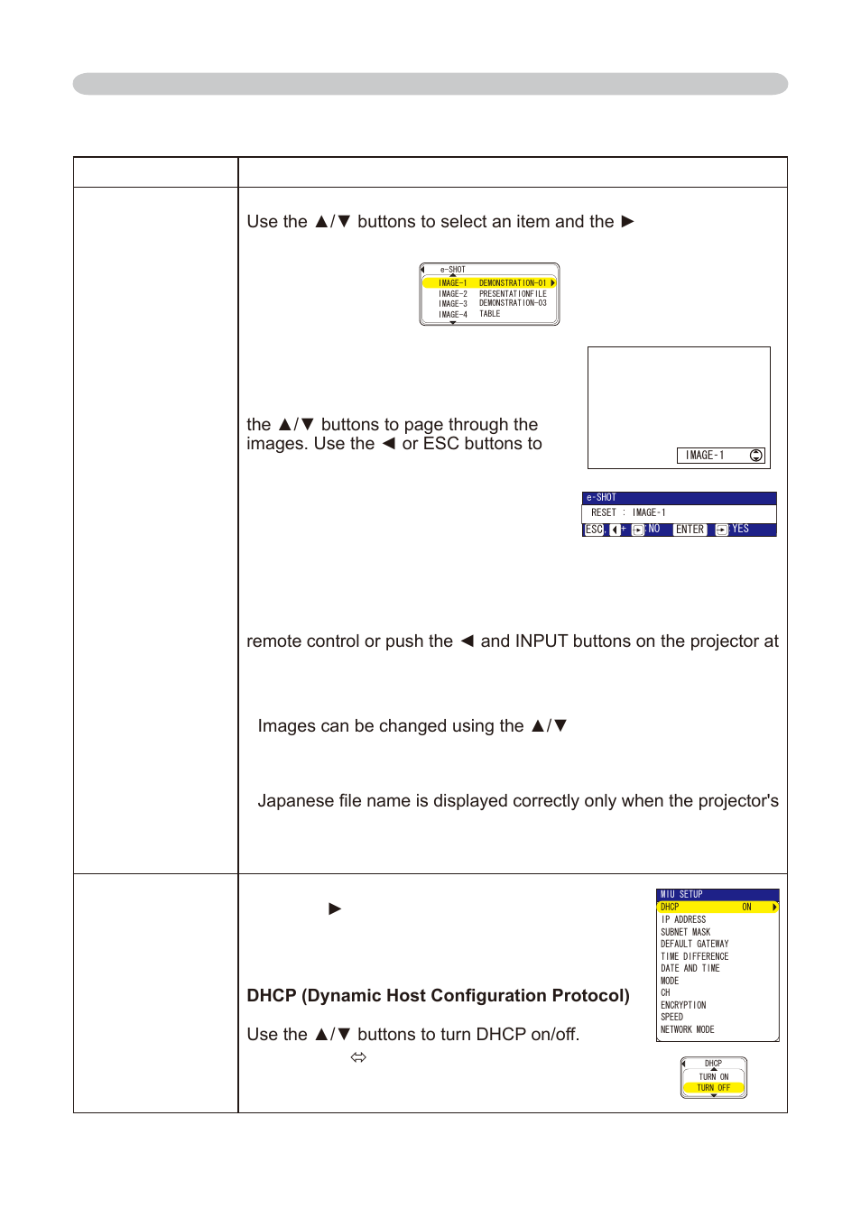 Miu menu (continued) | Dukane 8776-W User Manual | Page 55 / 174