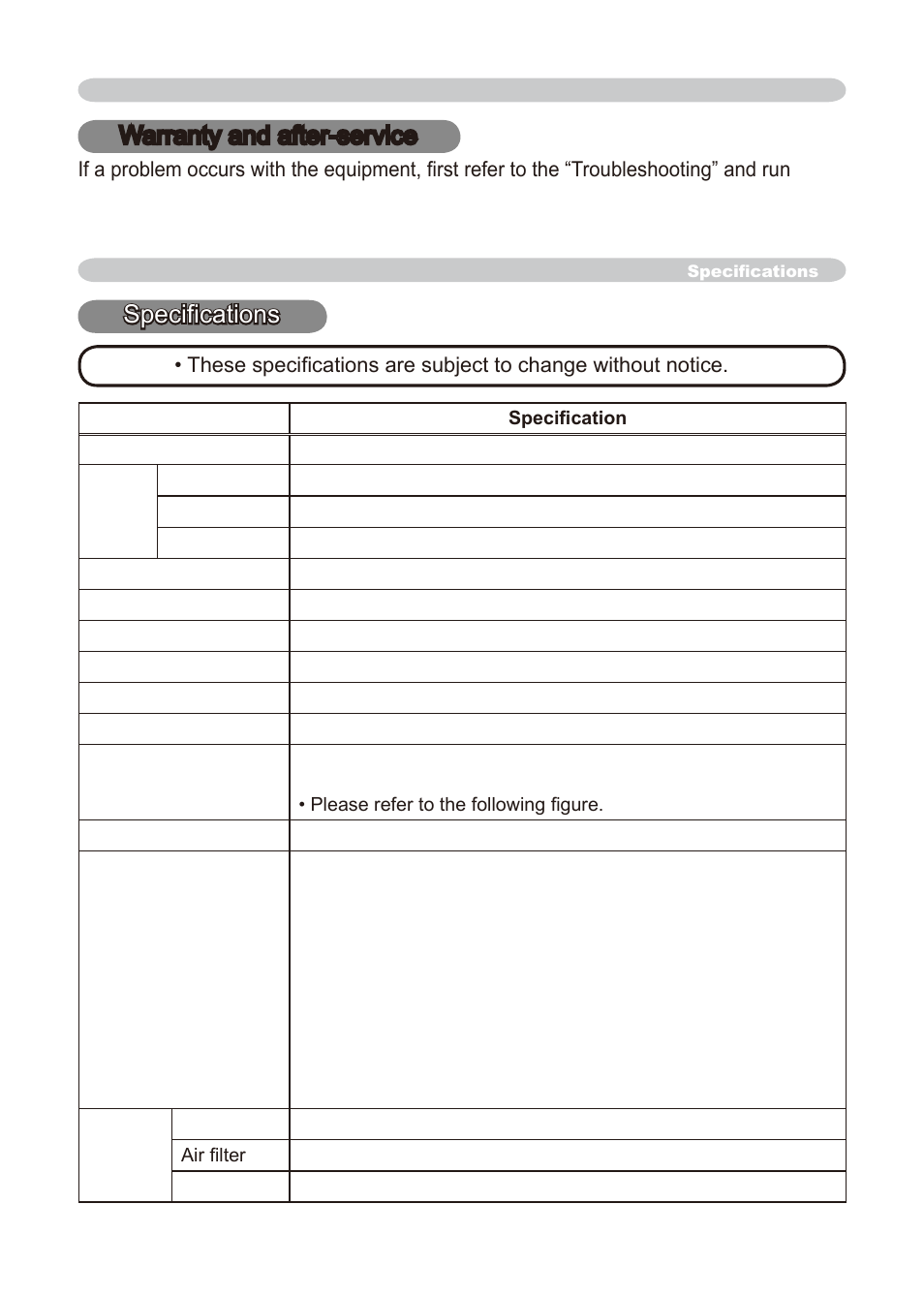 Warranty and after-service, Specifications | Dukane 8776-W User Manual | Page 71 / 174