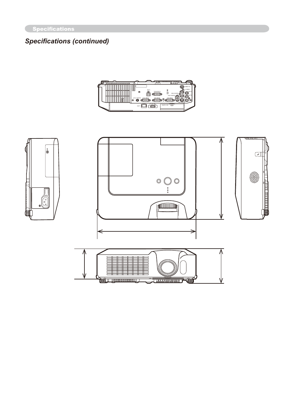 Specifications (continued), Specifications | Dukane 8776-W User Manual | Page 72 / 174