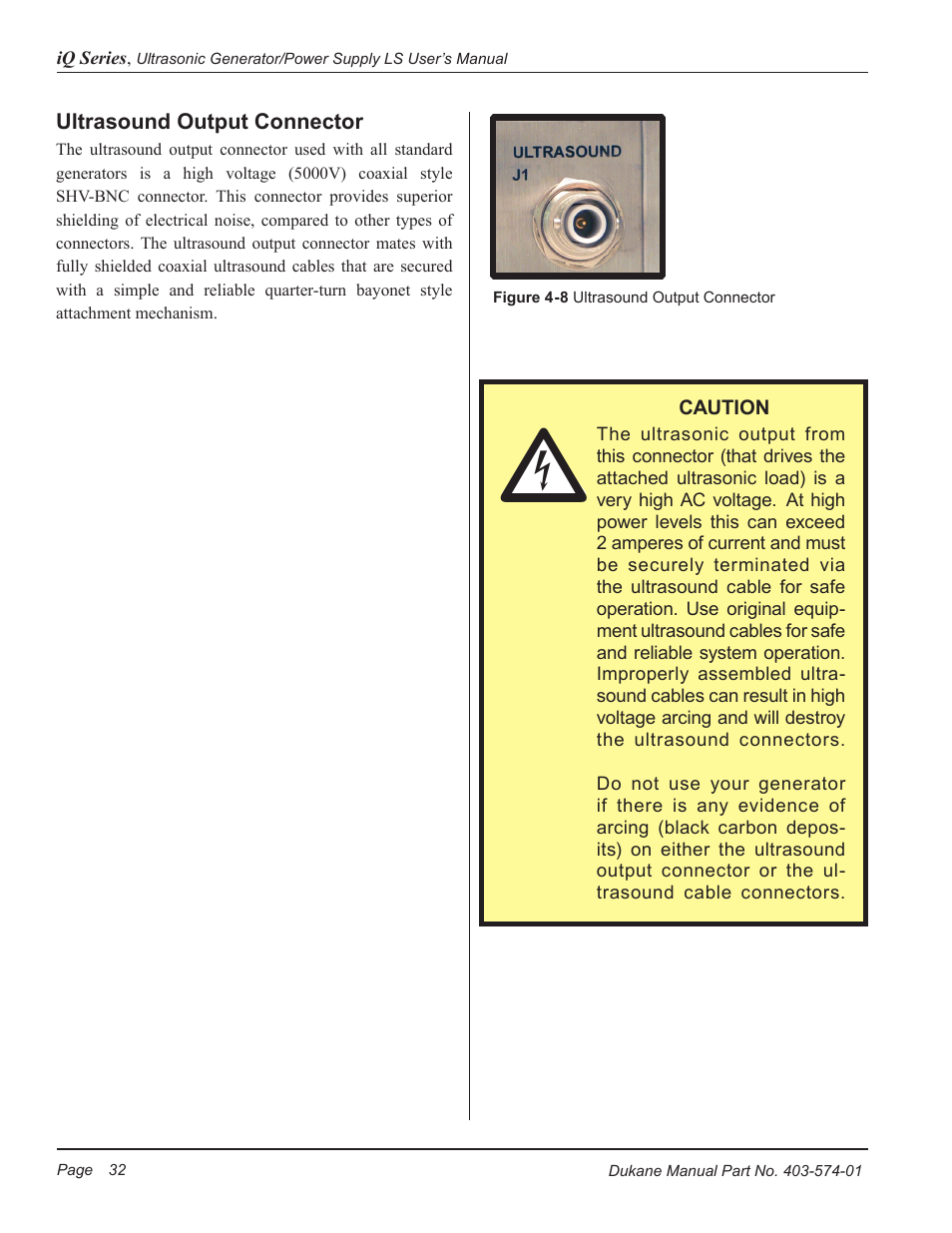 Dukane ULTRASONIC GENERATOR/POWER SUPPLY LS 403-574-01 User Manual | Page 38 / 136