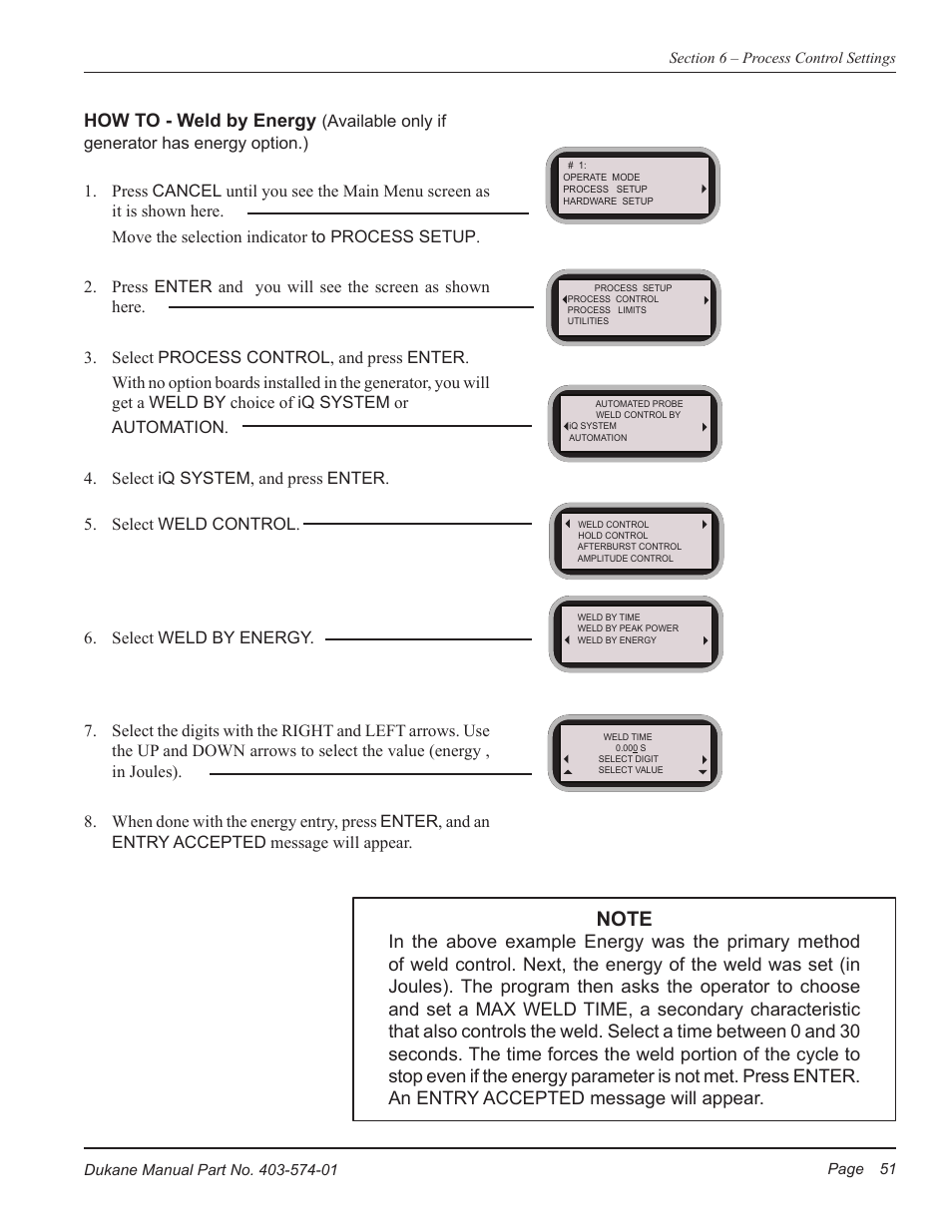 Dukane ULTRASONIC GENERATOR/POWER SUPPLY LS 403-574-01 User Manual | Page 57 / 136