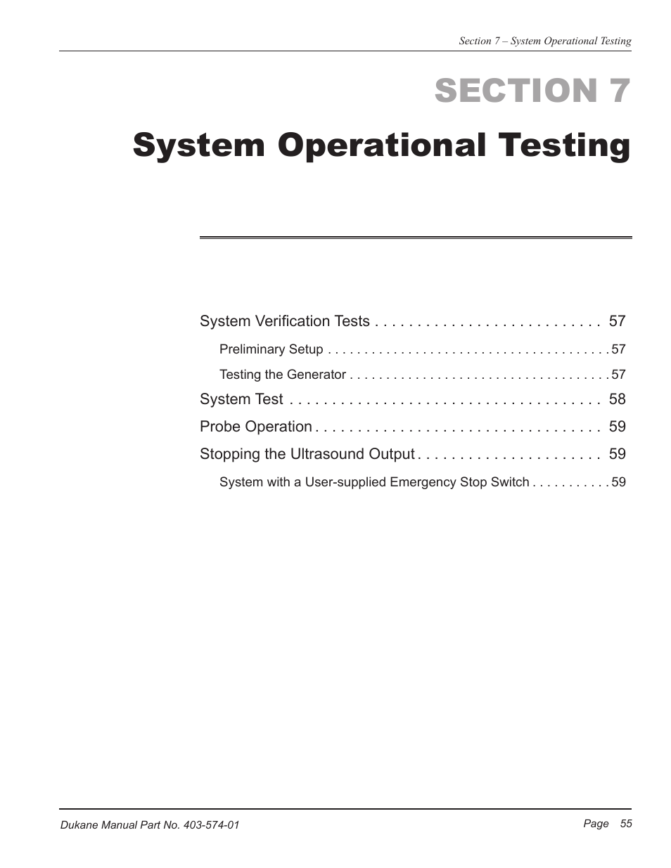 Dukane ULTRASONIC GENERATOR/POWER SUPPLY LS 403-574-01 User Manual | Page 61 / 136