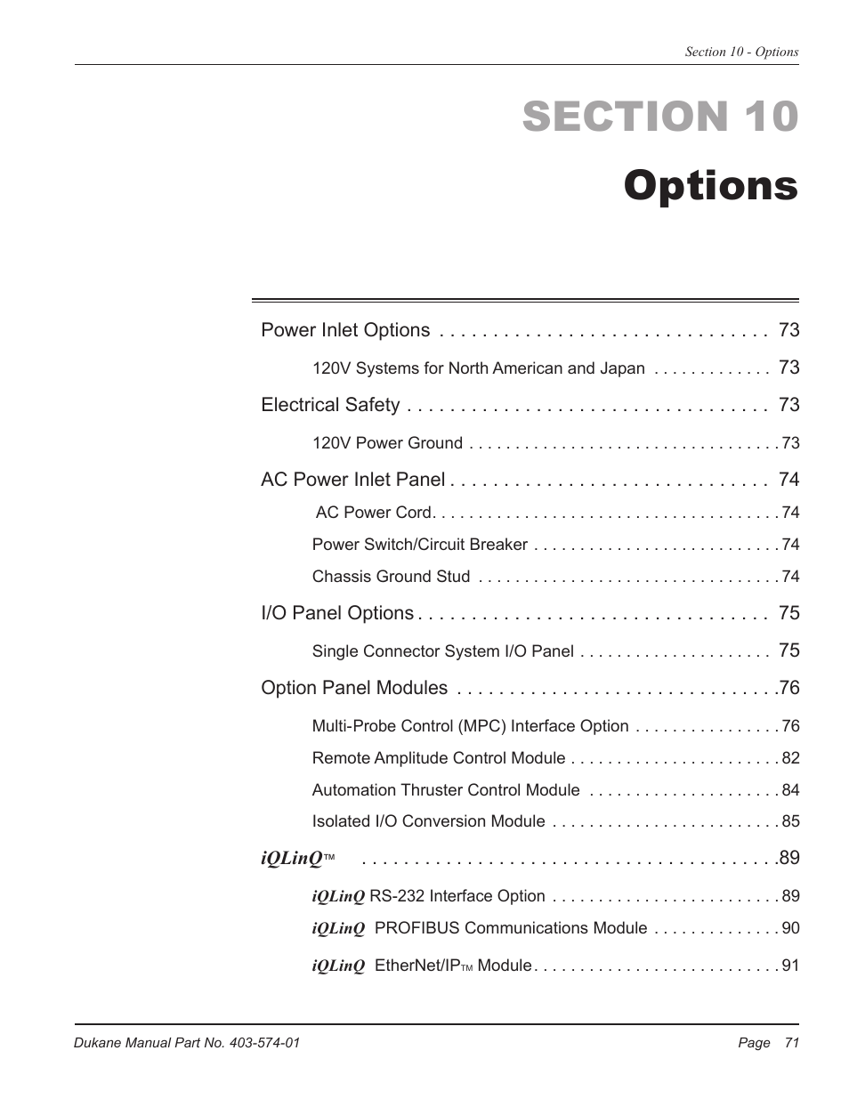 Dukane ULTRASONIC GENERATOR/POWER SUPPLY LS 403-574-01 User Manual | Page 77 / 136