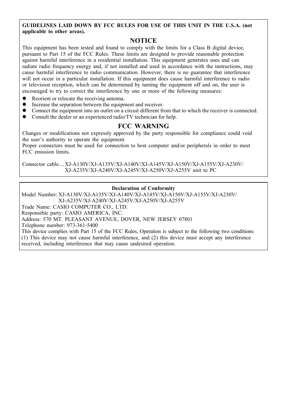 Casio XJ-A130V Operaciones básicas User Manual | Page 34 / 38