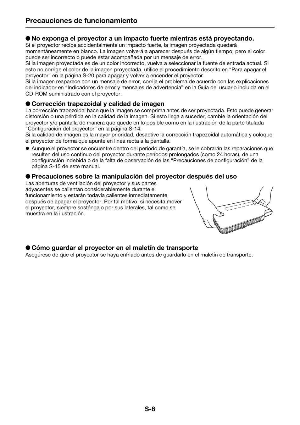 Casio XJ-A130V Operaciones básicas User Manual | Page 9 / 38