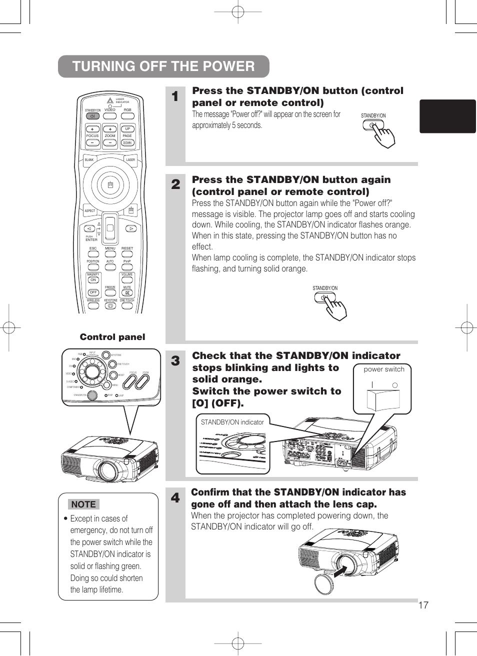 Turning off the power 2 | Dukane 28A8247 User Manual | Page 25 / 62