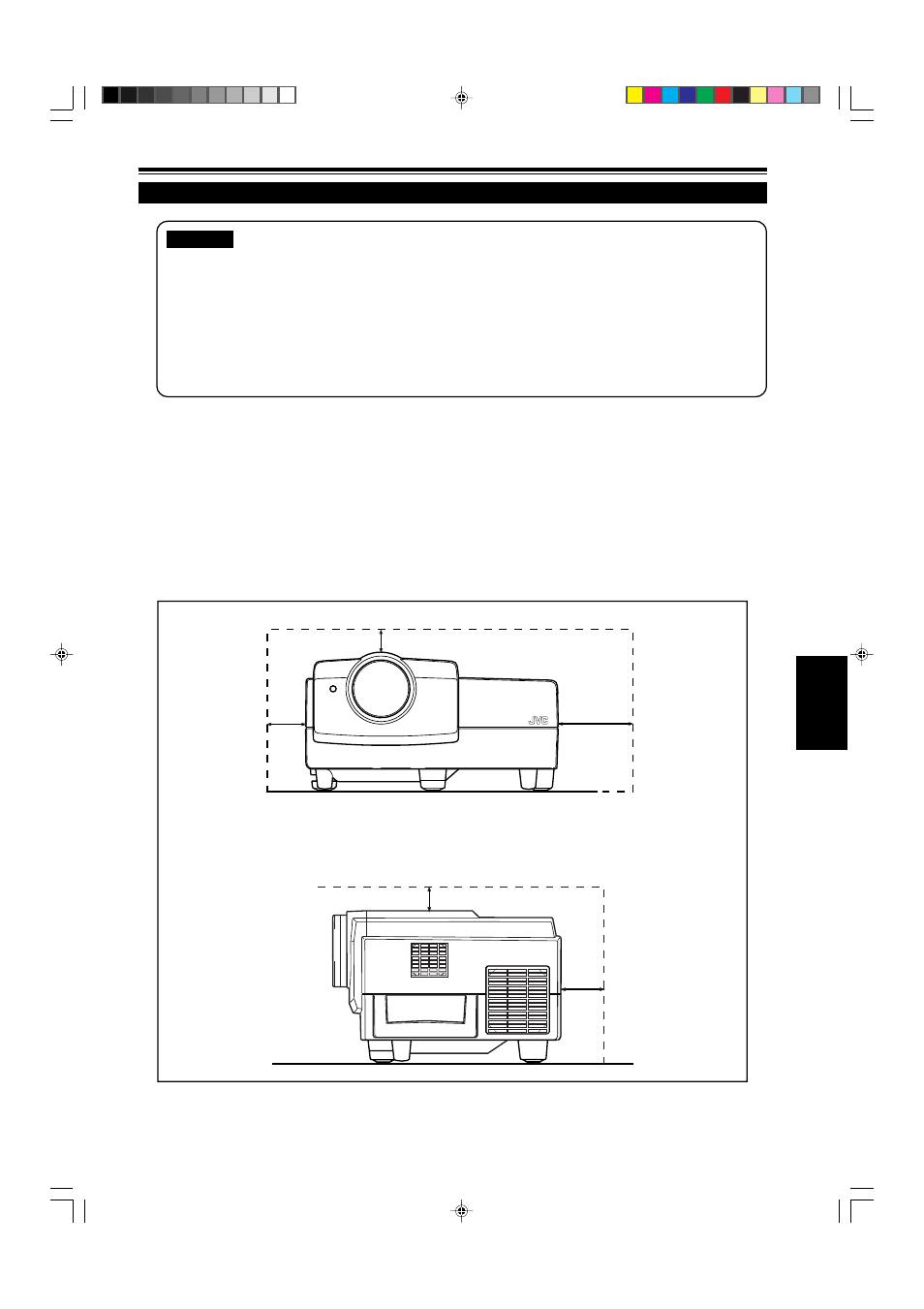 Installing the projector, Precautions for installation | Dukane 9015 User Manual | Page 15 / 57