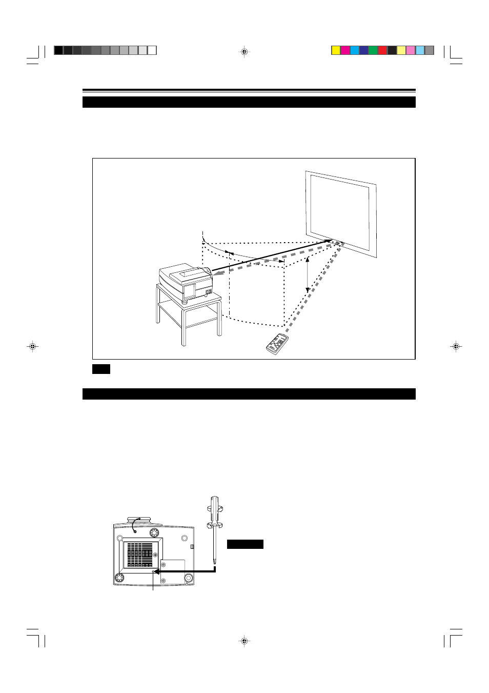 18 installing the projector (cont.) | Dukane 9015 User Manual | Page 18 / 57