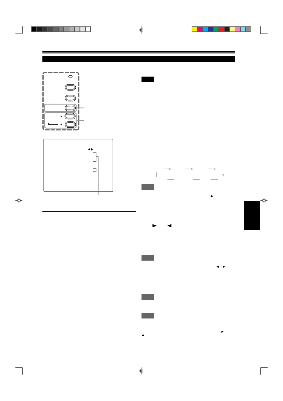 Operating the setting menu, Making basic settings, Press the setting button of the projector | Dukane 9015 User Manual | Page 31 / 57