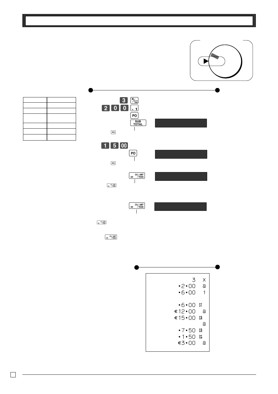 Ch x?? g ] o zb' ] p p, 7-1 registering with currency exchange, 3 00e | Casio 130CR User Manual | Page 16 / 40