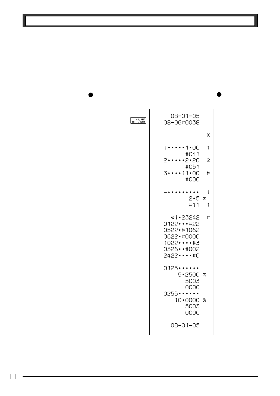 11 printing to read all pre- set data, 11-1 printing preset data except plu settings | Casio 130CR User Manual | Page 28 / 40