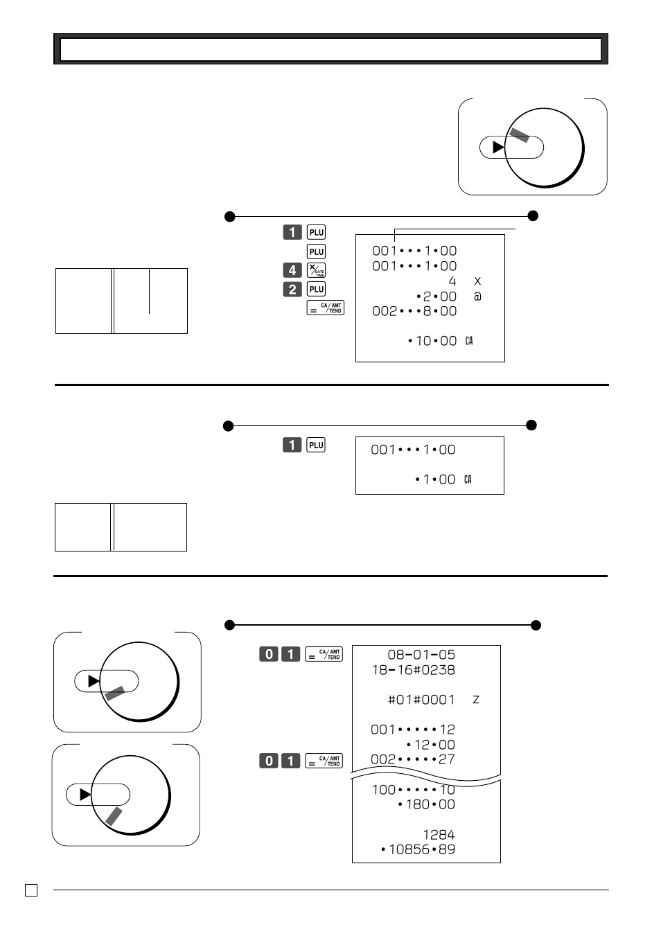 6 plu operation, 6-1 plu registration | Casio 130CR User Manual | Page 32 / 40