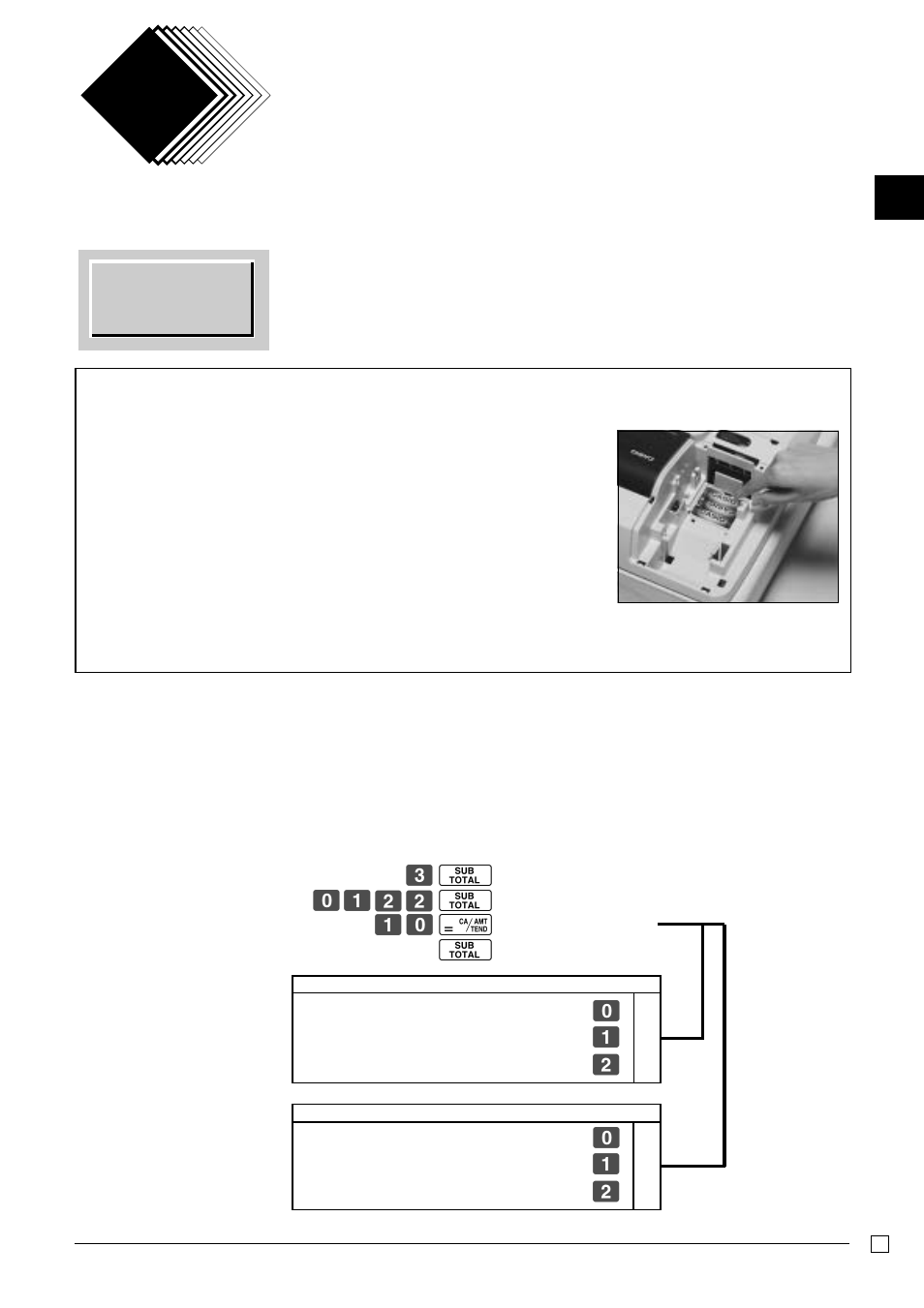 Quick start operation part-1 | Casio 130CR User Manual | Page 9 / 40