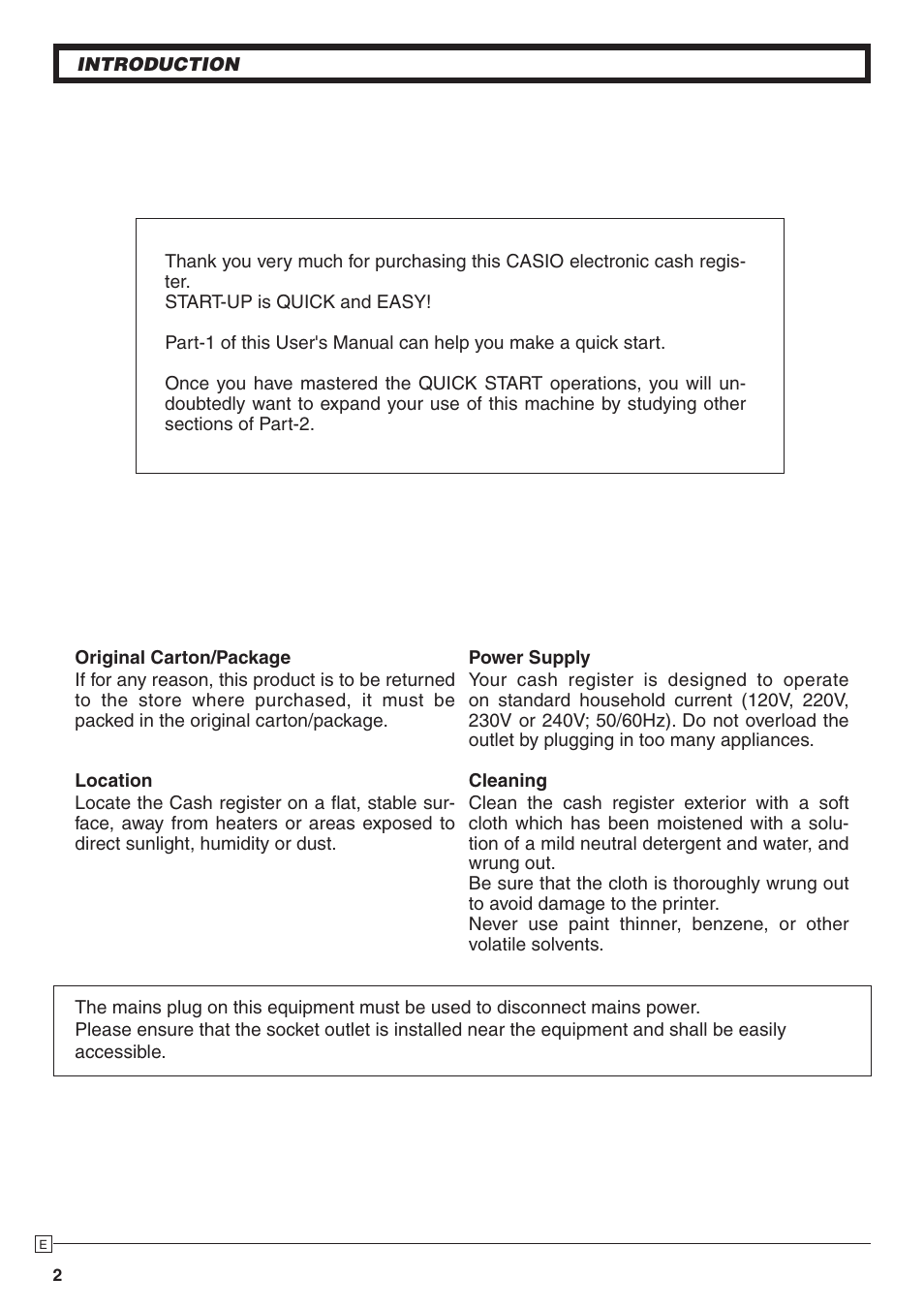 Casio 140CR User Manual | Page 2 / 40