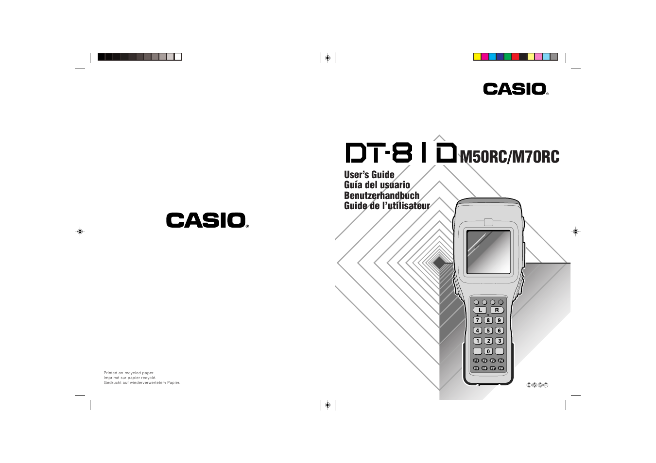 Casio DT-810M50RC User Manual | 46 pages