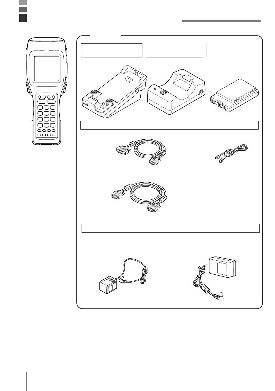 Dt-810 system diagram, E-16, Options | Casio DT-810M50RC User Manual | Page 16 / 46