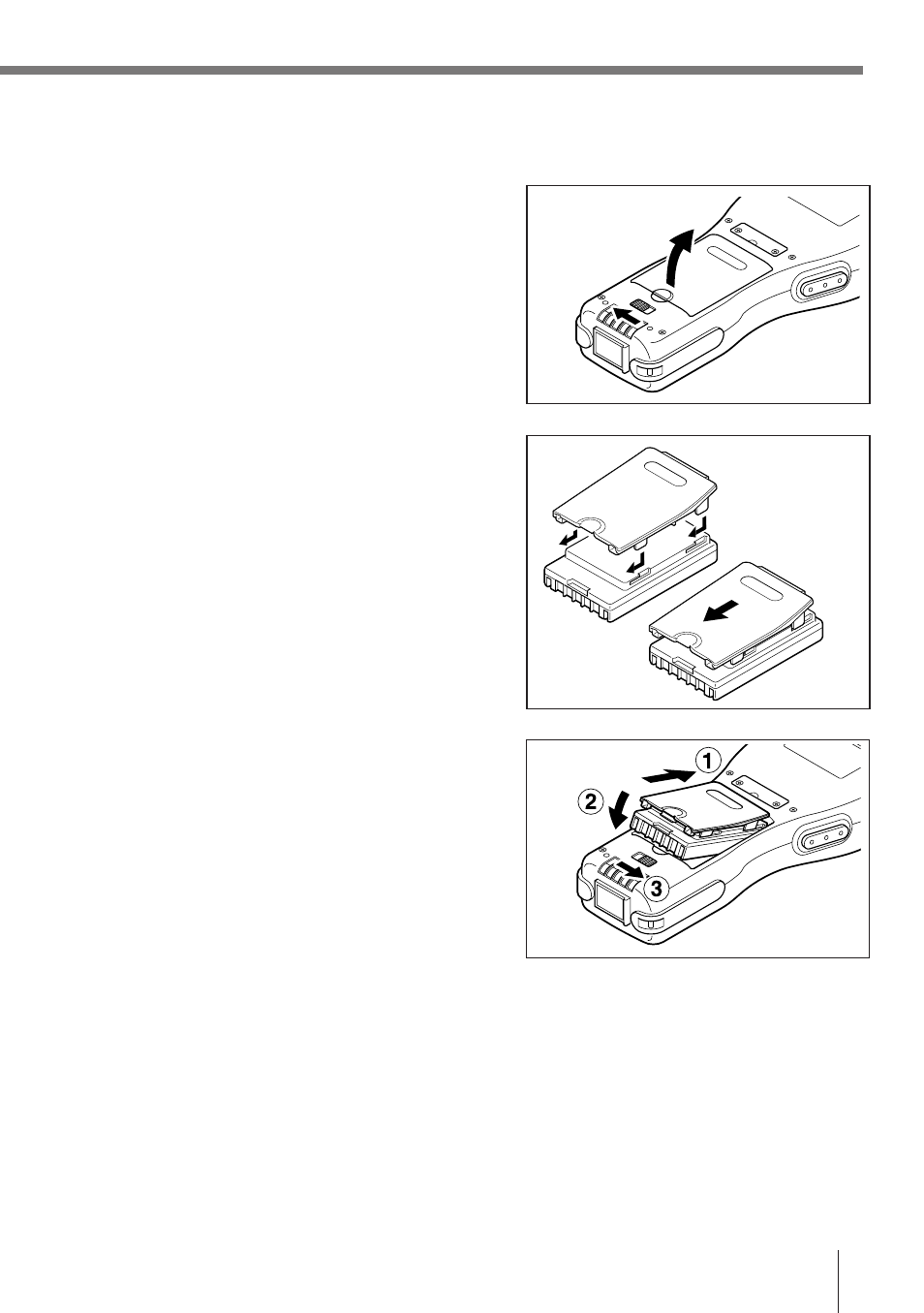 Installing the lithium-ion battery pack | Casio DT-810M50RC User Manual | Page 19 / 46