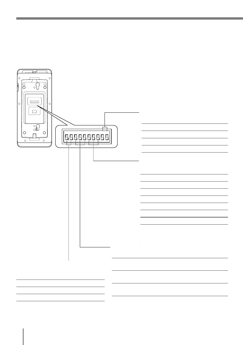 Dip switch settings, E-40, Using the optional optical communication unit | Casio DT-810M50RC User Manual | Page 40 / 46