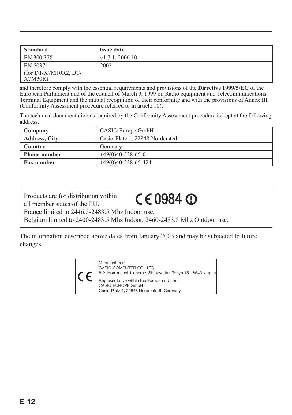 Casio DT-X7 User Manual | Page 14 / 75