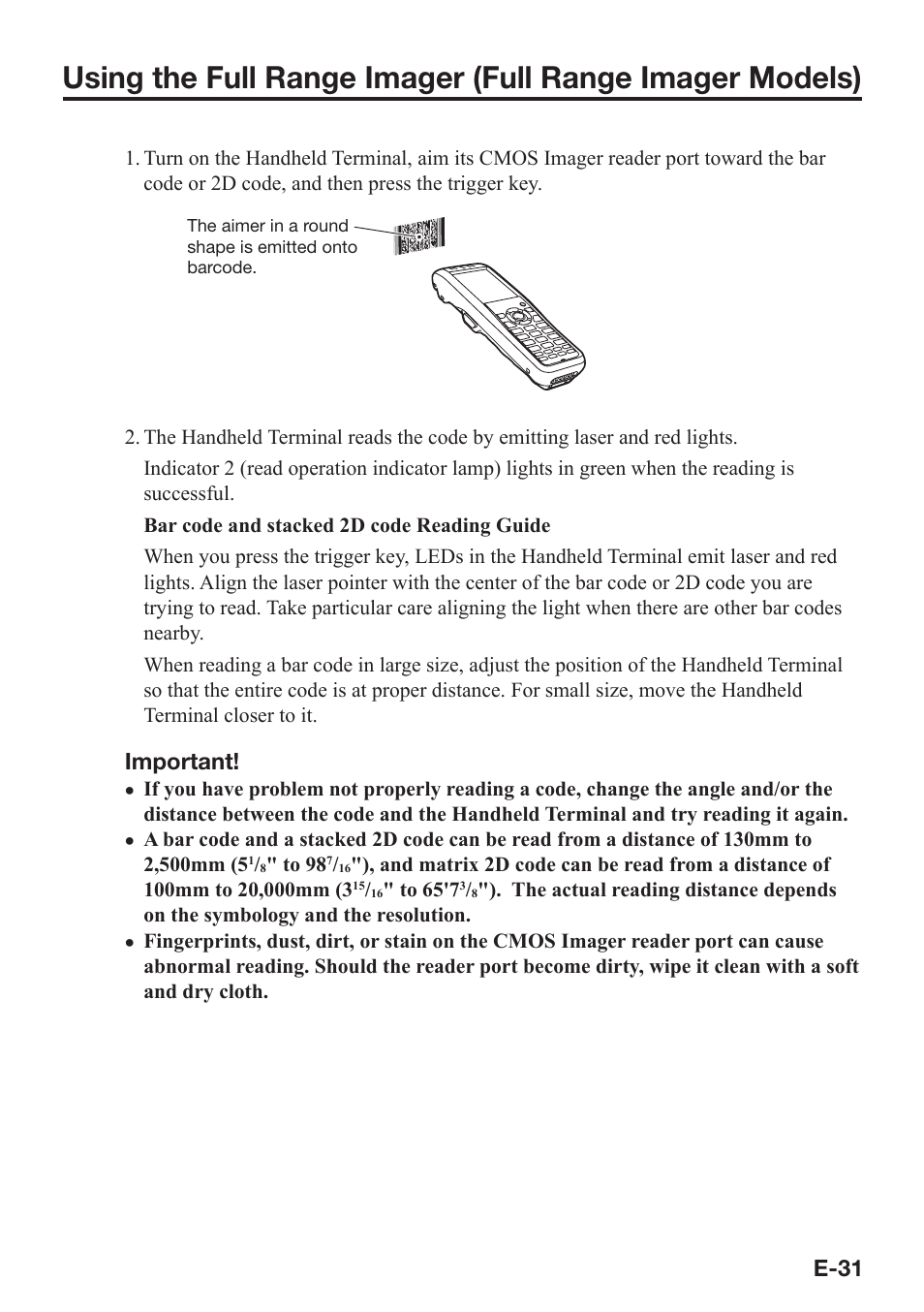 E-31, Important | Casio DT-X8 User Manual | Page 33 / 75