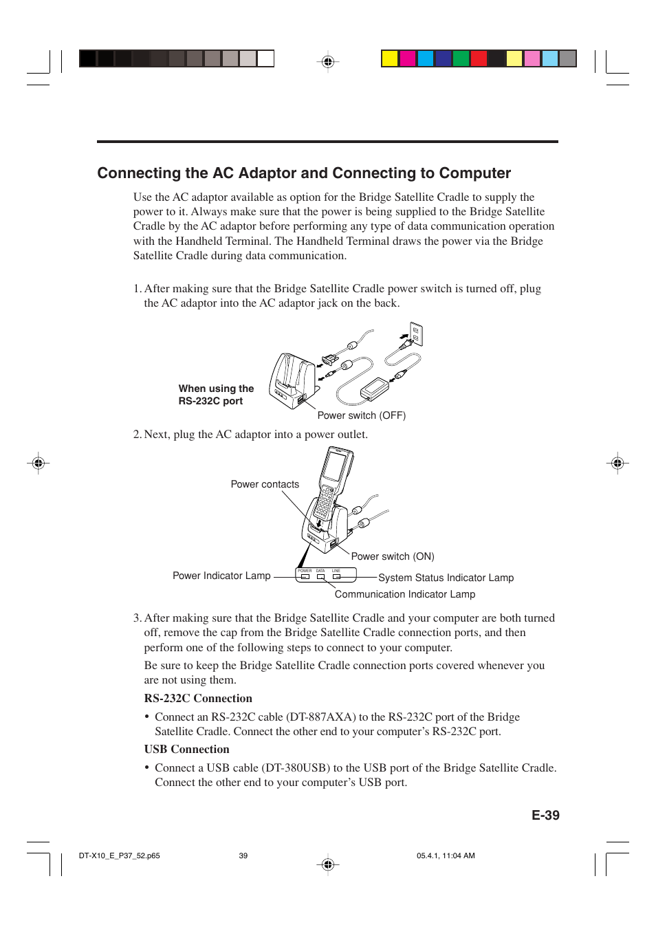E-39 | Casio DT-X10 User Manual | Page 41 / 62