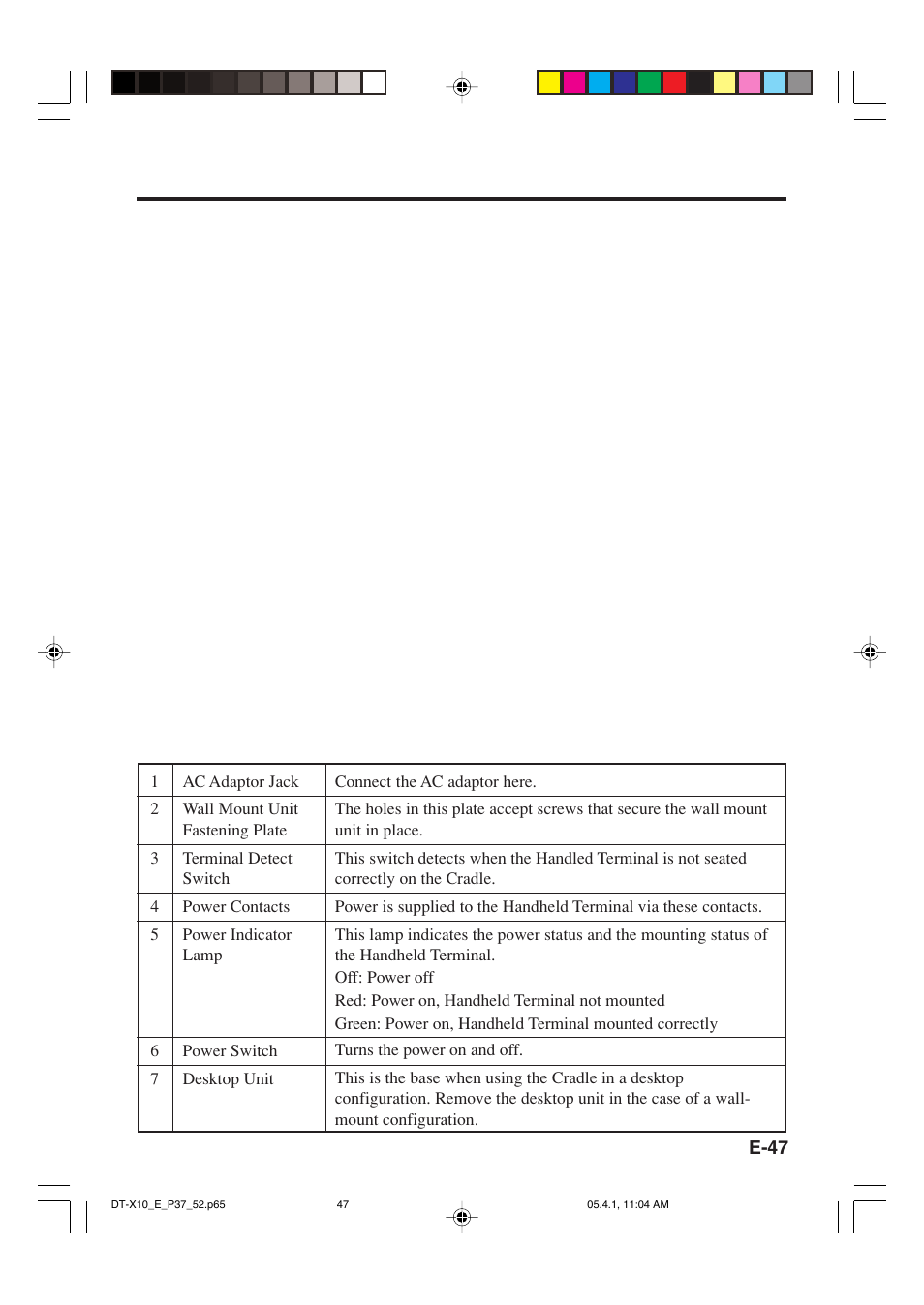 Casio DT-X10 User Manual | Page 49 / 62